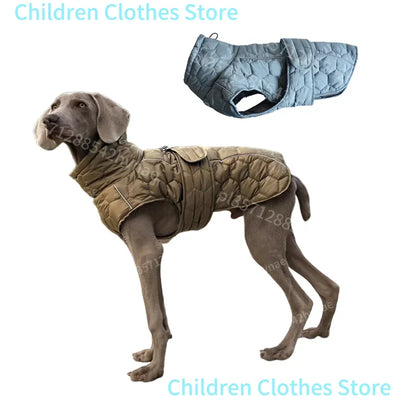 Manteau Épais Réfléchissant Doublé Polaire Lévrier Whippet