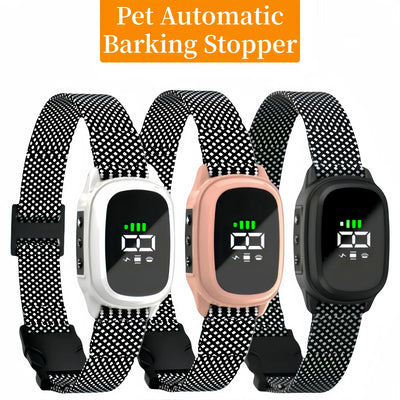 Collier Anti-Aboiement Automatique Rechargeable Gros Chien