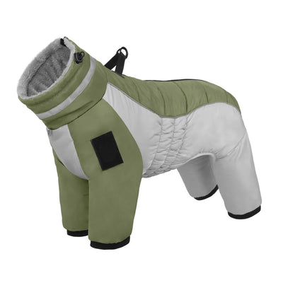 Manteau Hiver Grande Taille Chien Bordure Fourrure