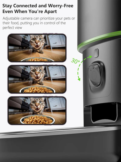 Distributeur de Croquettes Caméra Full HD WiFi 5 GHz