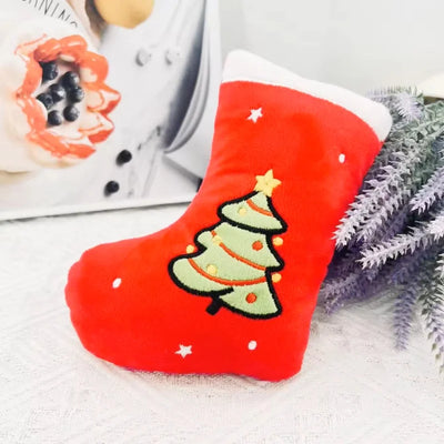 Jouet de Noel Peluche Couineur Chien