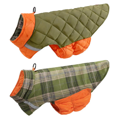 Manteau Imperméable Réfléchissant Hiver pour Gros Chien