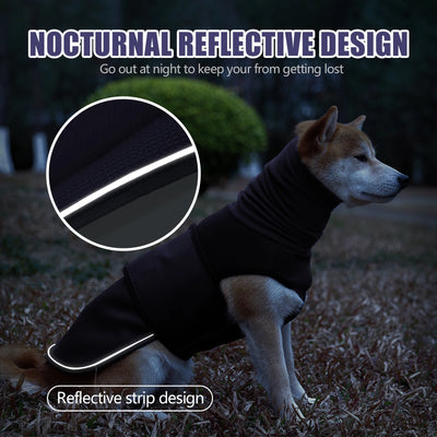 Vêtement Apaisant Anti-Anxiété avec Col Chauffe-Cou pour Chien
