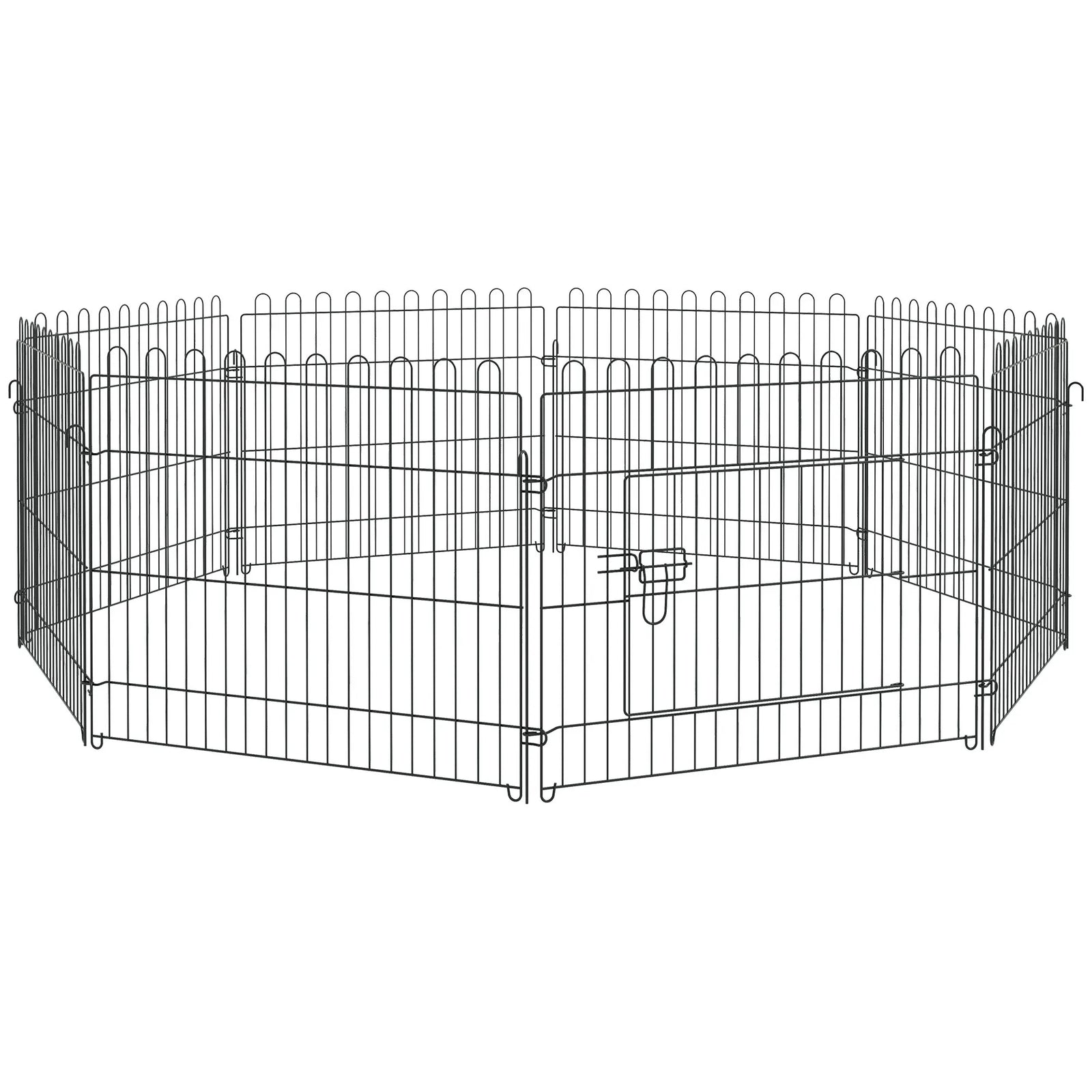 Parc Pliable pour Chien PawHut 8 Panneaux 71 x 61 cm