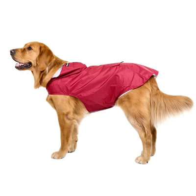 Manteau Imperméable Réfléchissant à Capuche Chien