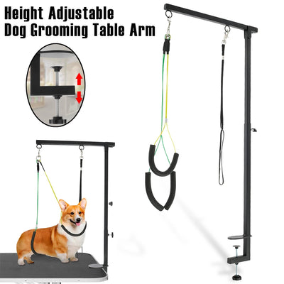 Bras de Table de Toilettage Chien en Fer avec Pince