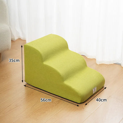 Escalier pour Chien Velours Mousse 2-3 Marches Petit Chien