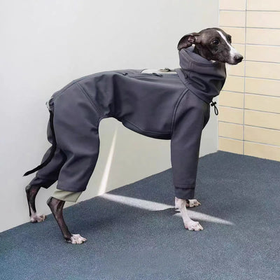 Manteau Intégral 4 Pattes à Capuche Lévrier Whippet