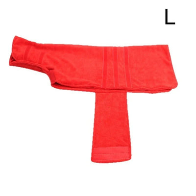 Manteau de Bain Velcro Séchage Rapide pour Chien