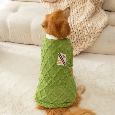 Manteau Sherpa Damier Grande Taille Gros Chien