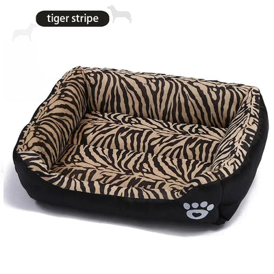 Panier Rectangulaire pour Chien Bords Rembourrés Lavable 6 Tailles