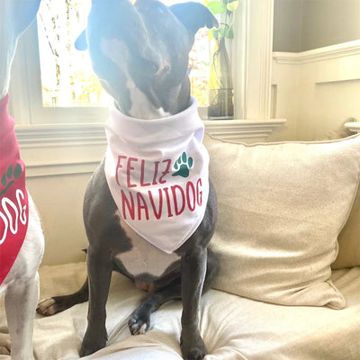 Bandana Feliz Navidog Premier Noël Chien