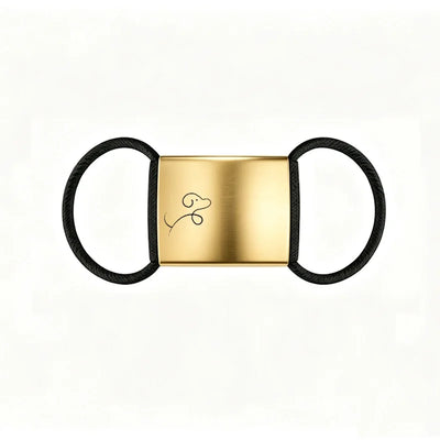 Médaille Silencieuse Coulissante Gravée pour Chien