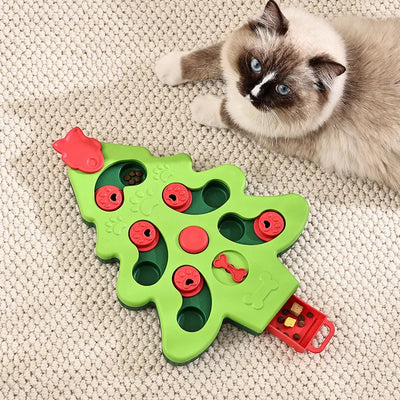 Jouet Interactif pour Chien Plateau Puzzle à Friandises