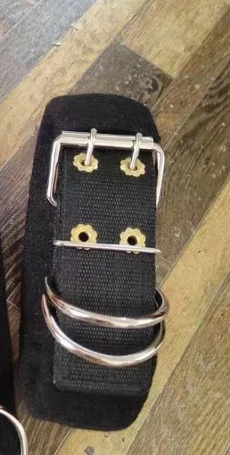 Collier Rembourré Anti-Torsion Anneau Pivotant Grand Chien