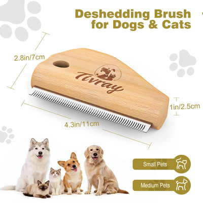 Brosse à Poils en Bois pour Chien