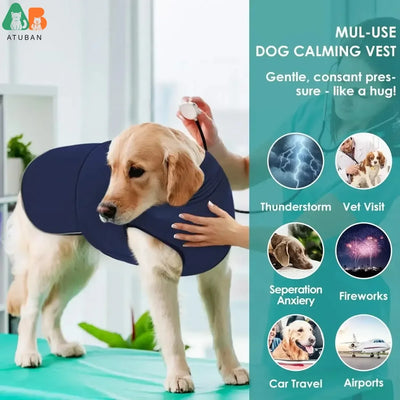 Vêtement Apaisant Anti-Anxiété à Capuche Chien Orage