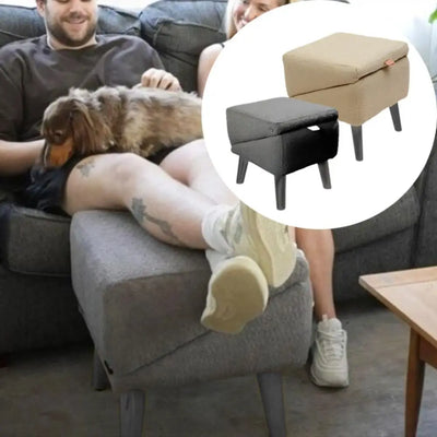 Rampe pour Chien Canapé Pliable Pouf 2-en-1 Antidérapante