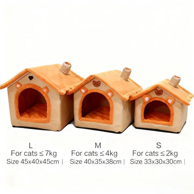 Niche d'Intérieur pour Petit Chien Maison Douce Toutes Saisons