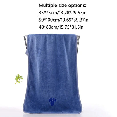 Serviette Microfibre Super Absorbante pour Chien