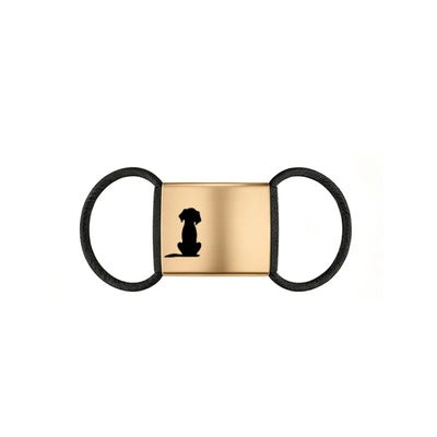 Médaille Silencieuse Coulissante Gravée pour Chien