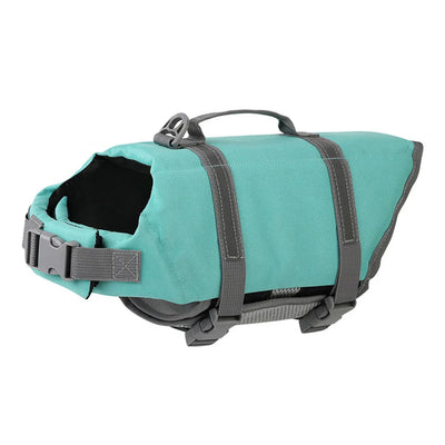 Gilet de Sauvetage pour Chien Réglable Poignée Ventre Aéré