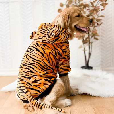 Manteau Dinosaure à Capuche Velours Gros Chien