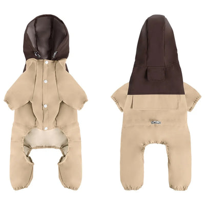 Manteau Imperméable Réfléchissant Haute Visibilité Chien