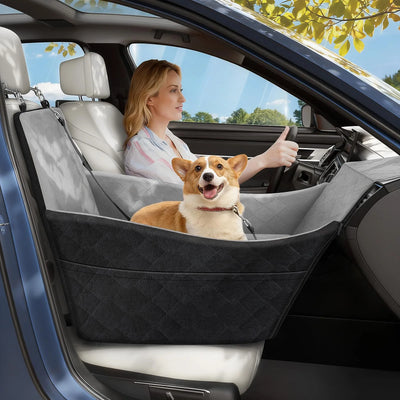 Siège Auto Rehaussé pour Petit Chien en Voiture Siège Avant