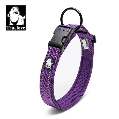 Collier Maille Nylon Réfléchissant Gros Chien