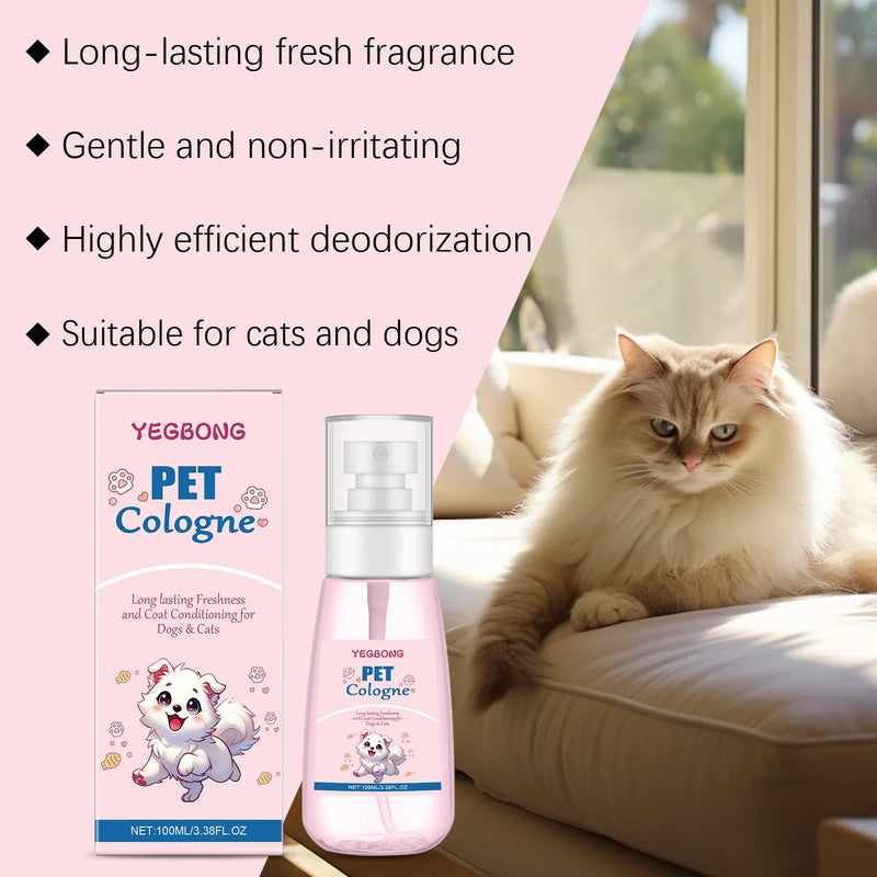 Parfum pour Chien Eau de Cologne Poudre de Bébé 100 ml