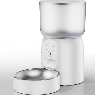 Distributeur de Croquettes Chien Caméra 3 L Inox Connecté