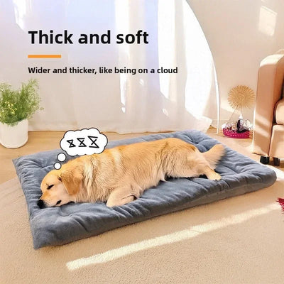 Tapis de Couchage Gris pour Golden Retriever, Hiver Double Face