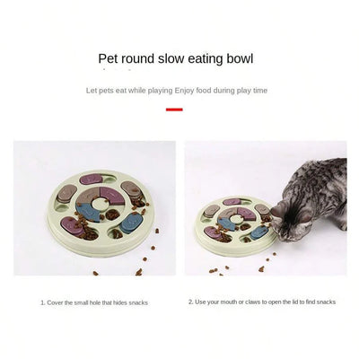 Jouet Puzzle Chien Rond 24 cm Friandises Anti-Ennui
