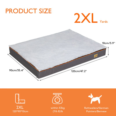 Matelas pour chien orthopédique lavable - Gros-Chien.com