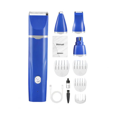 Kit Tondeuse Chien 4 en 1 Pattes Corps Meuleuse Ongles