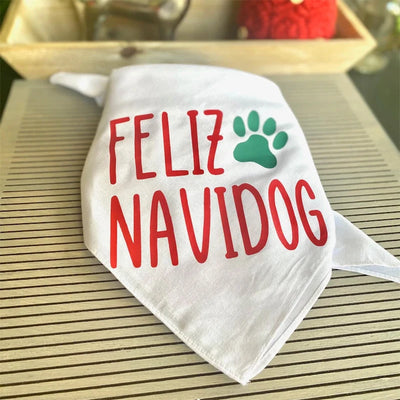 Bandana Feliz Navidog Premier Noël Chien