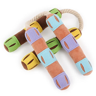 Jouet de Fouille Chien Nunchaku à Friandises 65 cm