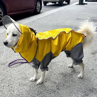 Manteau Imperméable à Capuche pour Grand Chien