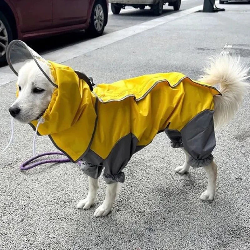 Manteau Imperméable à Capuche pour Grand Chien