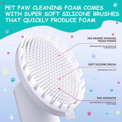 Shampoing Sans Rinçage pour Pattes de Chien