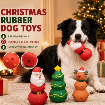 Jouet à Mâcher Souple de Noël pour Chien