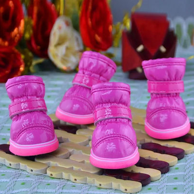 Bottes Hiver Gros Chien Antidérapantes Réfléchissantes