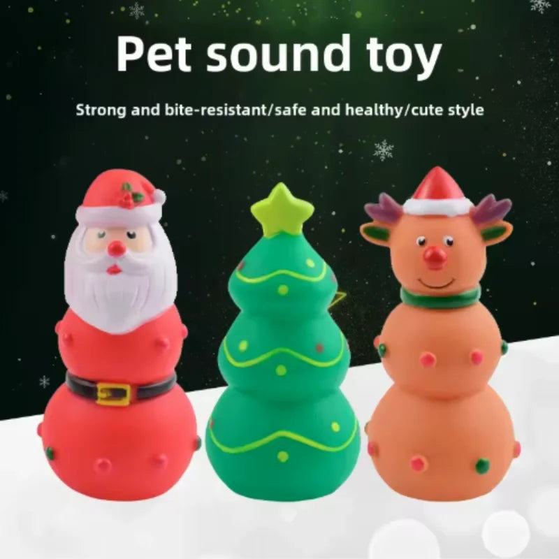 Jouet à Mâcher Souple de Noël pour Chien
