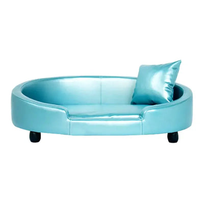 Canapé Ovale sur Pieds pour Chien Moyen 90x64 cm