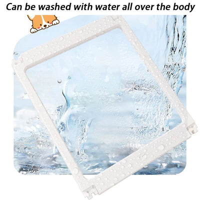 Clôture Anti-Fugue Transparente pour Chien Hauteur 60 cm