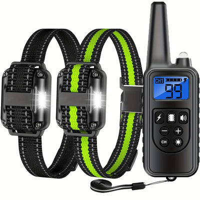 Collier de Dressage Anti-Aboiement Telecommande Chien