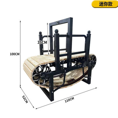 Tapis de Course pour Chien RapDuty Incurvé à Lattes, Structure Métal