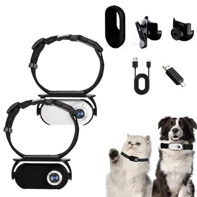 Caméra pour Chien Rotation 360° Grand Angle 120° Mini
