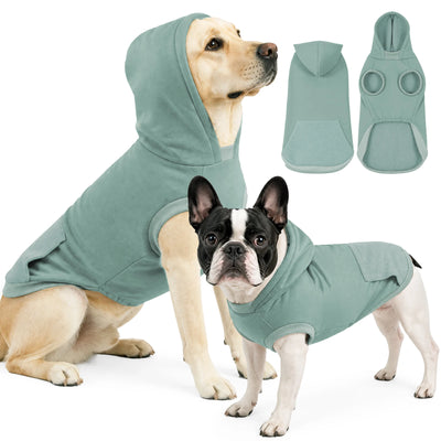 Sweat à Capuche Polaire Enfilable pour Chien Moyen et Grand
